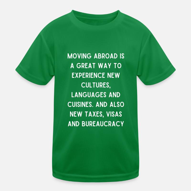 L’émigration dit anglais T-shirt sport Enfant