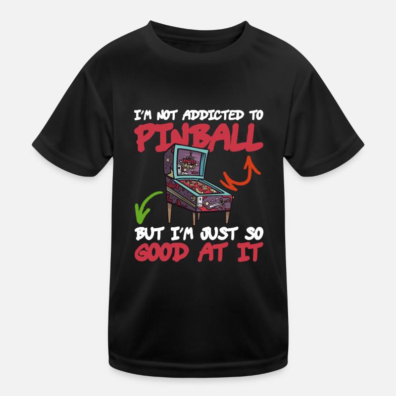 Flipper-arcade-spieldesign Für T-shirt sport Enfant