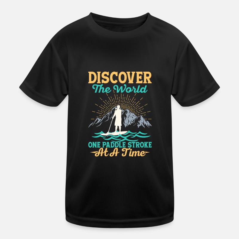 Découvrez The World Stand Up Paddle Board T-shirt sport Enfant