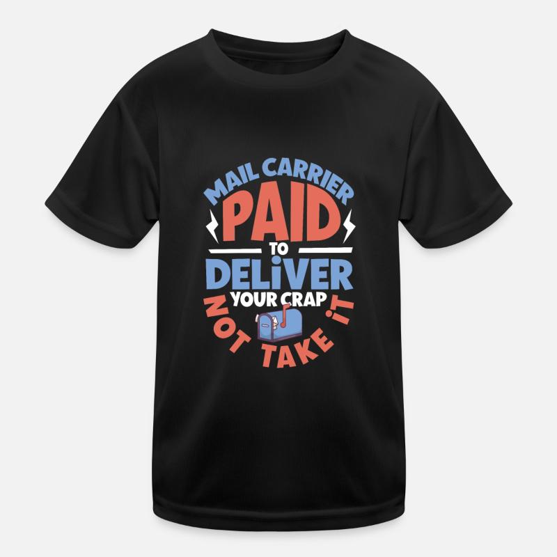 Commis des postes Postlady Postman Post Office T-shirt sport Enfant