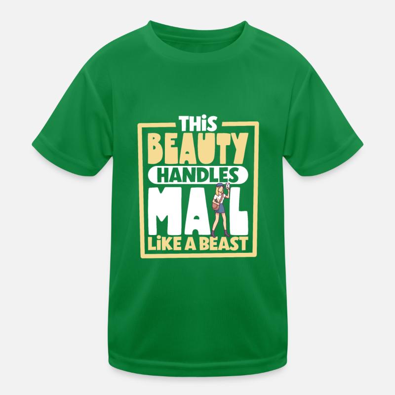 Postangestellte Postdame Postbote Post Kinder Funktions-T-Shirt