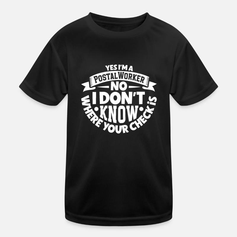 Postal clerk Postlady Postman Post Office Kids Functional T-Shirt