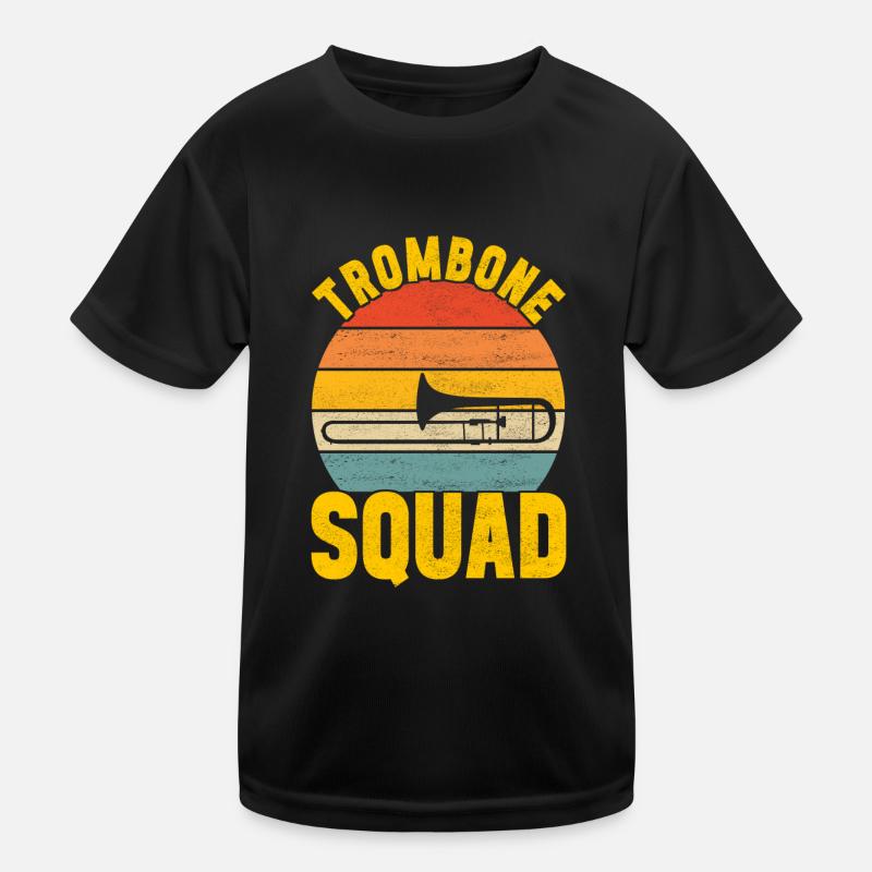 Posaune Trombone Kids Functional T-Shirt