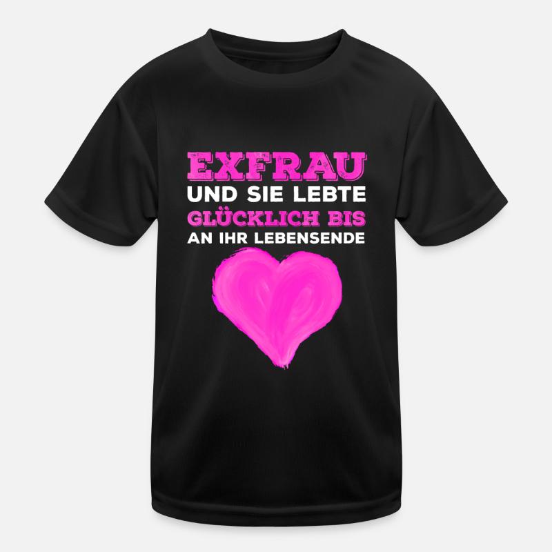 Scheidungsparty Finally Divorced Scheidung Kinder Funktions-T-Shirt