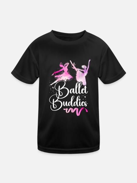 Ballet Danseuse Danse Ballerine - T-shirt sport Enfant - noir - Devant