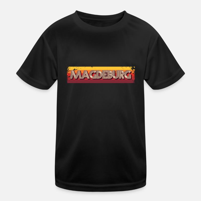 Magdeburgerin Magdeburger Magdeburg Kinder Funktions-T-Shirt