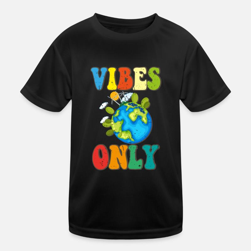 Vibes Only Kinder Funktions-T-Shirt