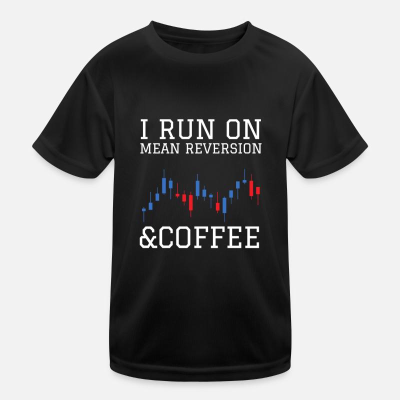 Volatility Options Trading Trader - Kinder Funktions-T-Shirt - Schwarz