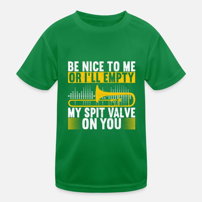 Posaune Trombone Kids Functional T-Shirt