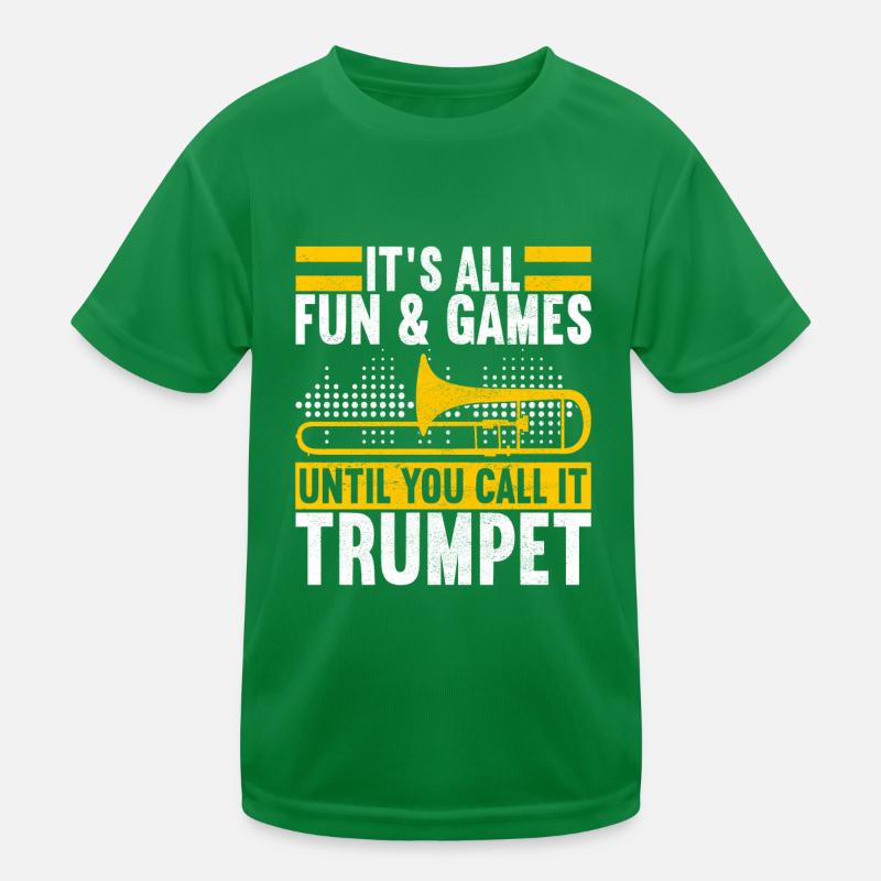 Posaune Trombone T-shirt sport Enfant