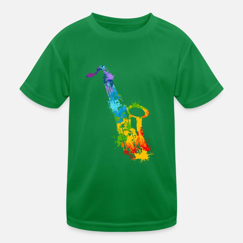 Splash Saxophone T-shirt sport Enfant