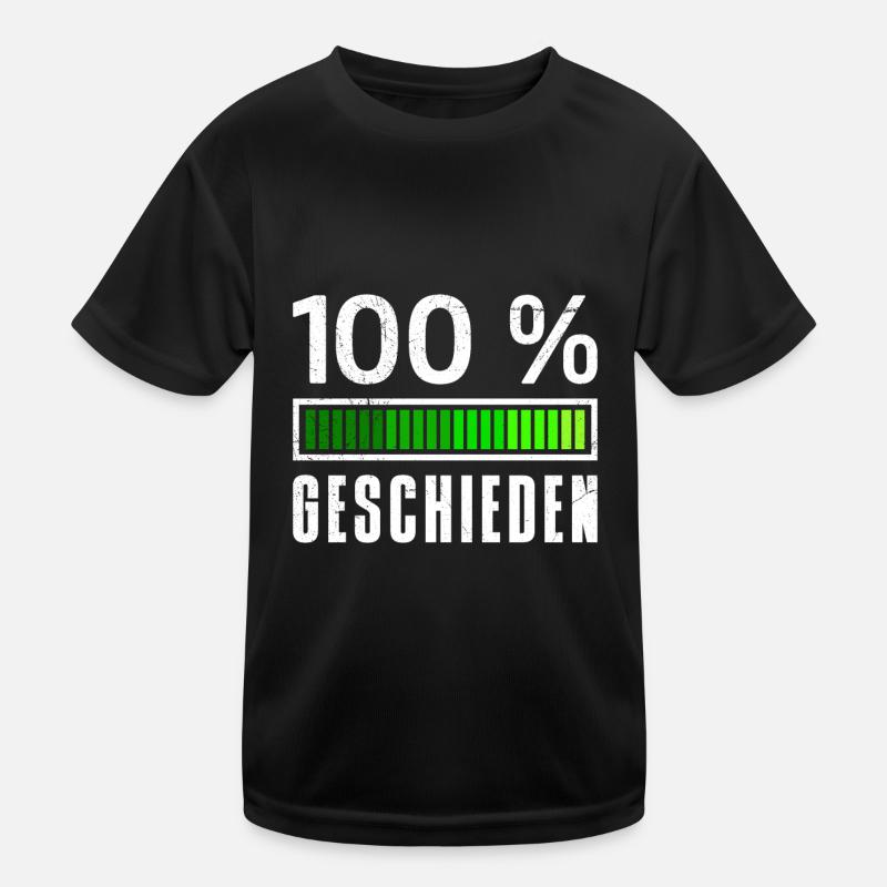 Endlich geschieden Scheidungsparty Scheidung Kinder Funktions-T-Shirt