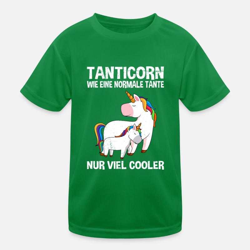 Einhorn cool Muttertag Tanten Einhörner Kinder Funktions-T-Shirt
