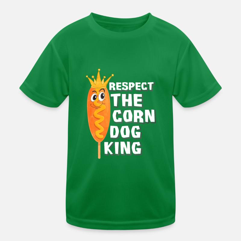 Corn Dog King Kids Functional T-Shirt