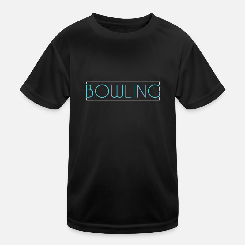 Bowling lettering Kids Functional T-Shirt