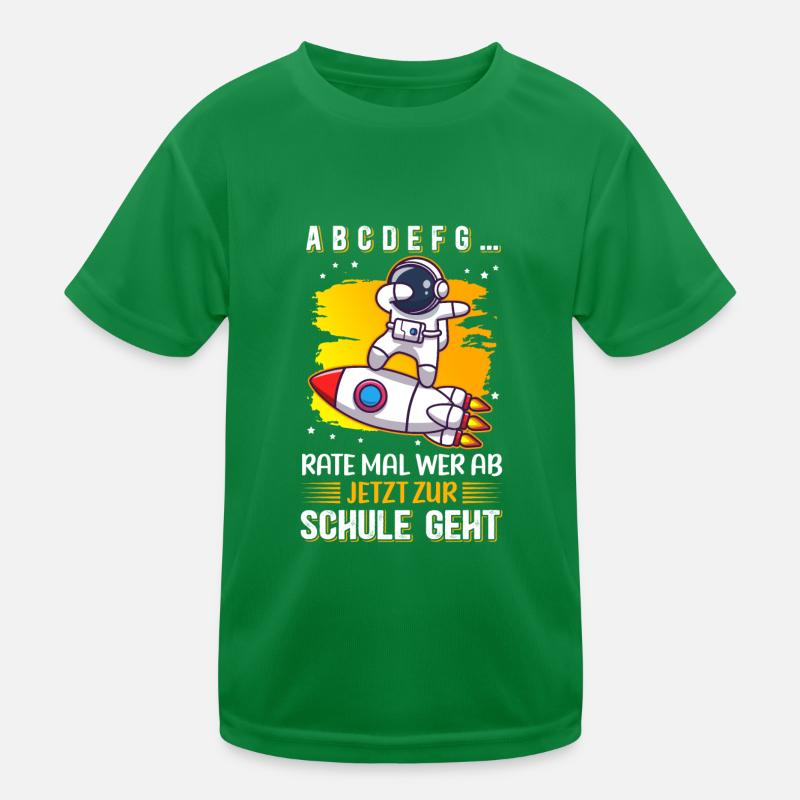 Einschulung Schulanfang Schule Schulkind Geschenk Kinder Funktions-T-Shirt
