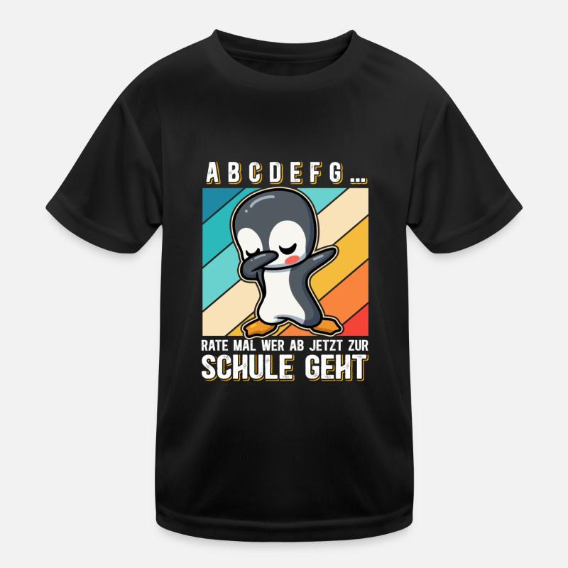 Einschulung Schule Schulanfang Schulkind Geschenk Kinder Funktions-T-Shirt