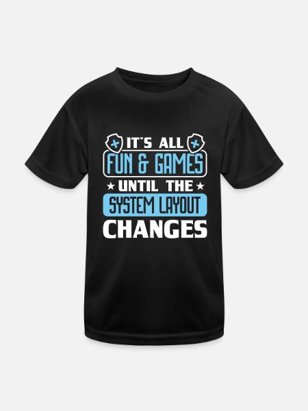 Insurance Salesman Insurance Agent - Kids Functional T-Shirt - black - Front