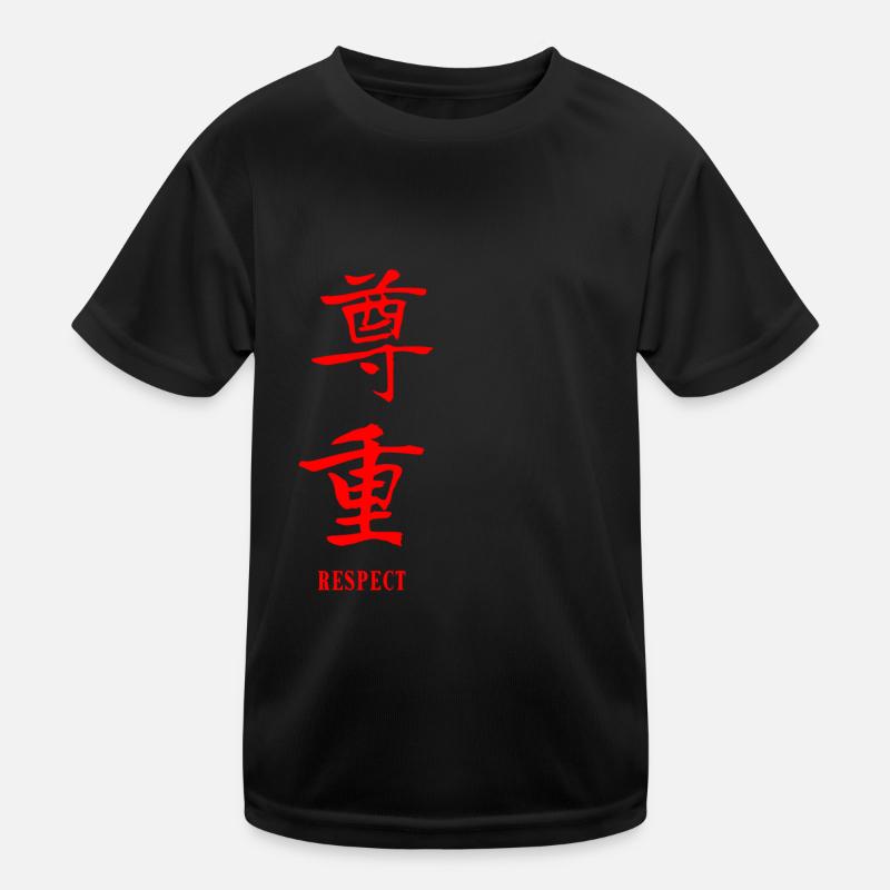 Respect en chinois T-shirt sport Enfant