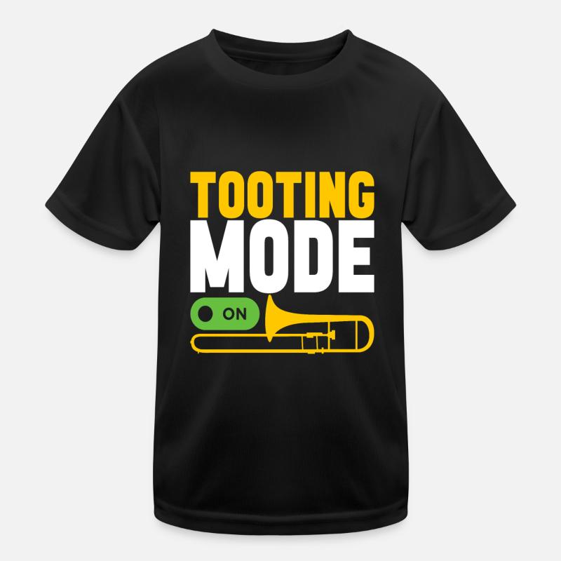 Posaune Trombone Kids Functional T-Shirt