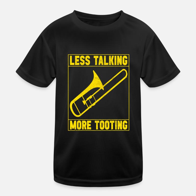 Posaune Trombone Kinder Funktions-T-Shirt