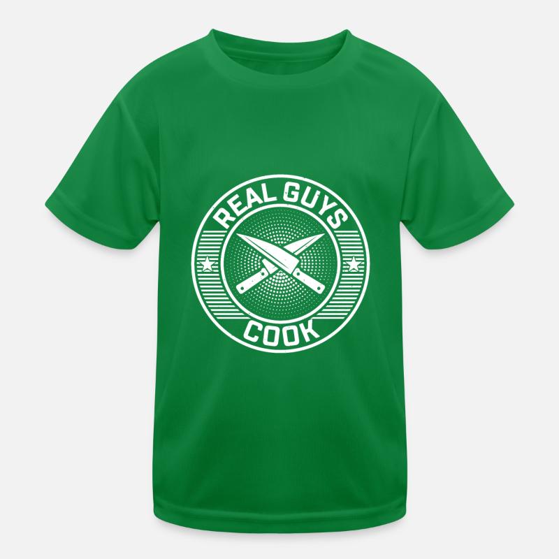 Real Guys Cook Chef Cook Tools Restaurant Chef Coo Kinder Funktions-T-Shirt