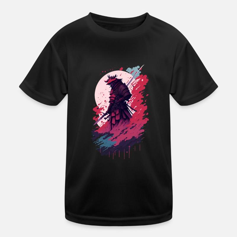 Shadow Samurai: Colorful Chaos Unleashed Kinder Funktions-T-Shirt
