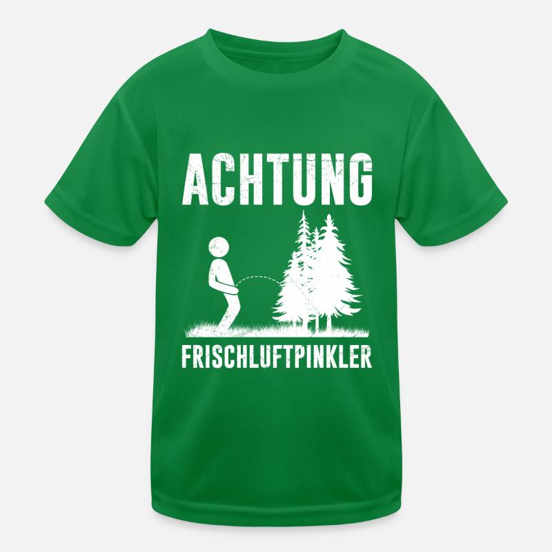 Warnung lustig Wanderer und Bergsteiger Berge Kinder Funktions-T-Shirt