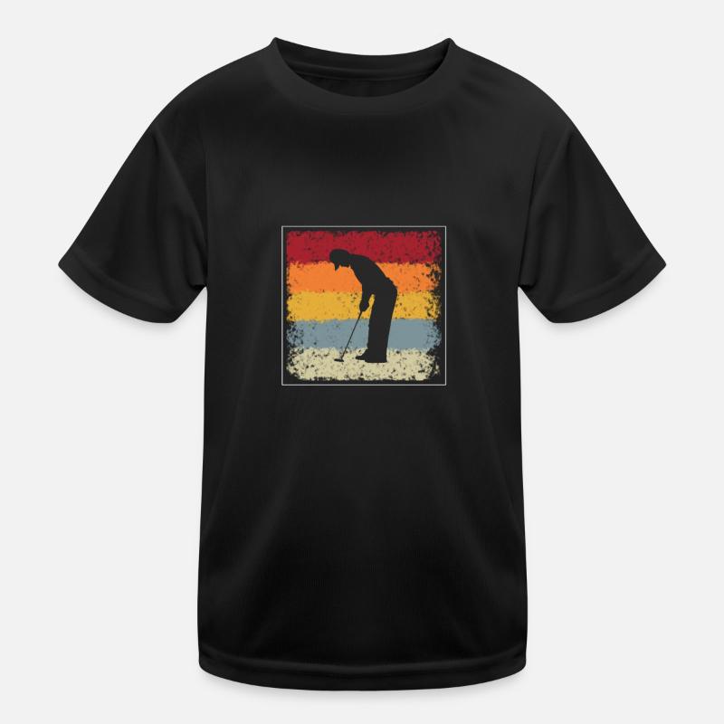 Golf Retro Kinder Funktions-T-Shirt
