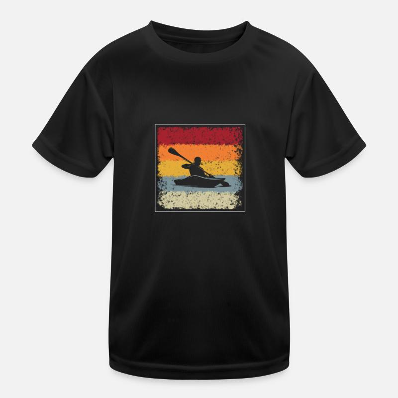 Canoe Retro Kids Functional T-Shirt
