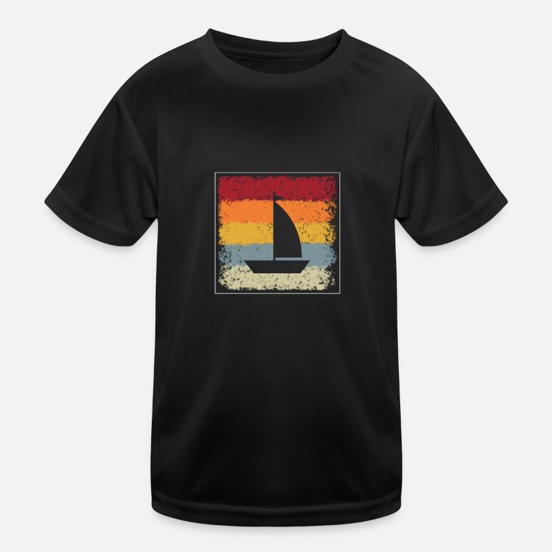 Rétro de la voile T-shirt sport Enfant