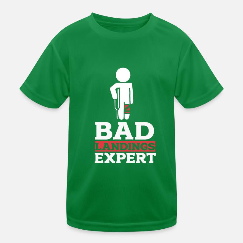 Ein Bein Witz Humor Geschenk Kinder Funktions-T-Shirt
