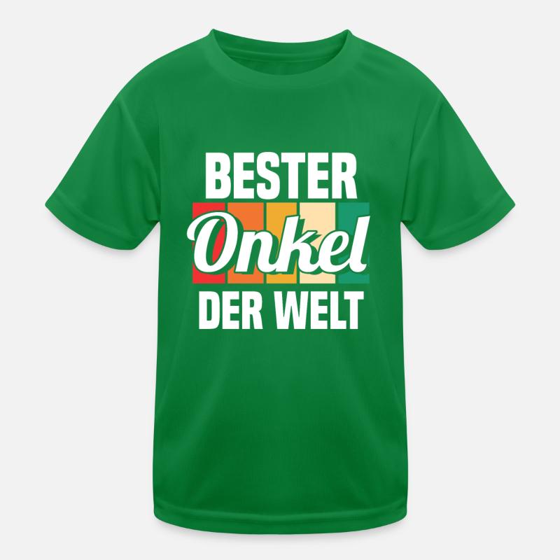 Patenonkel Bester Onkel Der Welt Kinder Funktions-T-Shirt