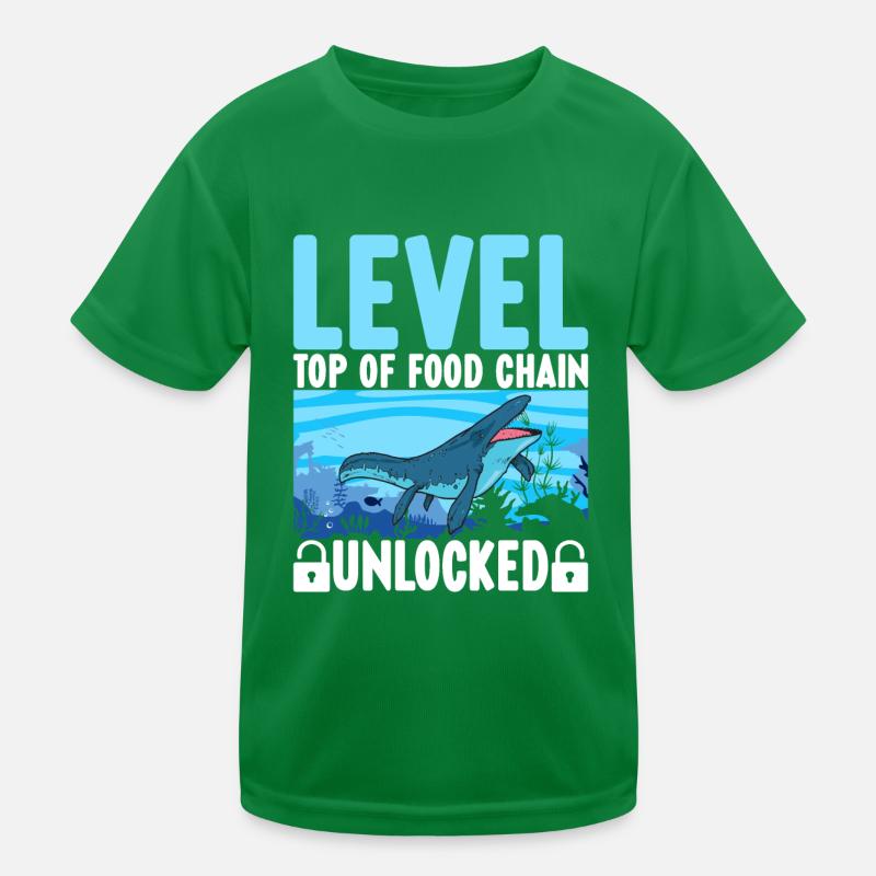 Mosasaurus Dinosaur Kids Functional T-Shirt