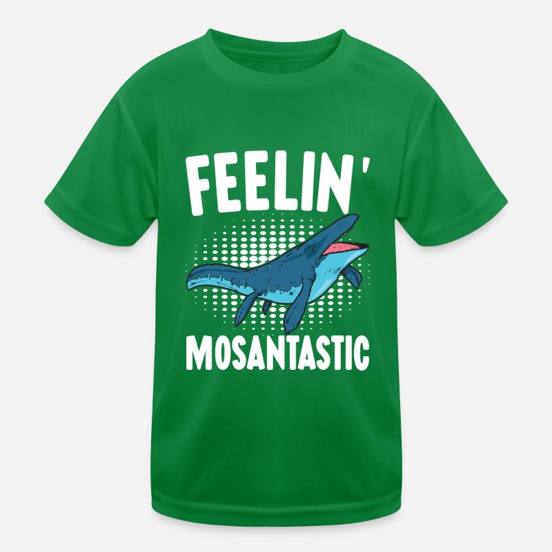 Mosasaurus Dinosaur Kids Functional T-Shirt