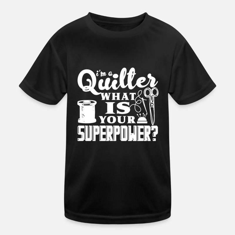Quilter Quilter Superpower Kids Functional T-Shirt
