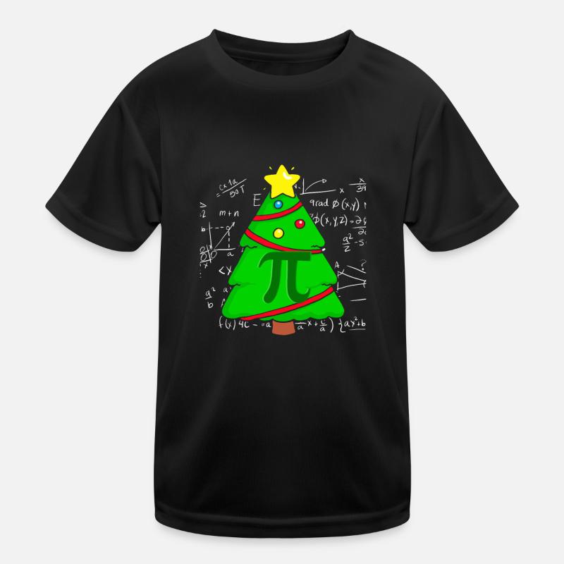 Pi Mathe Weihnachtsbaum Mathematiker Mathematik Kinder Funktions-T-Shirt