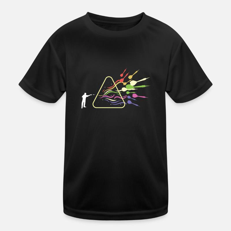 Dart Prism Rainbow Light Funny Physique T-shirt sport Enfant