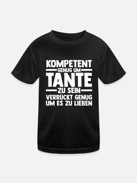 Godmother Aunt - Kids Functional T-Shirt - black - Front