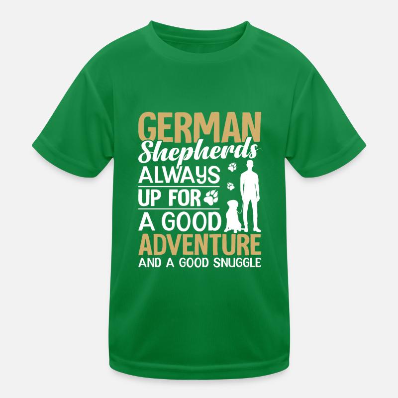 German Shepherd Kids Functional T-Shirt