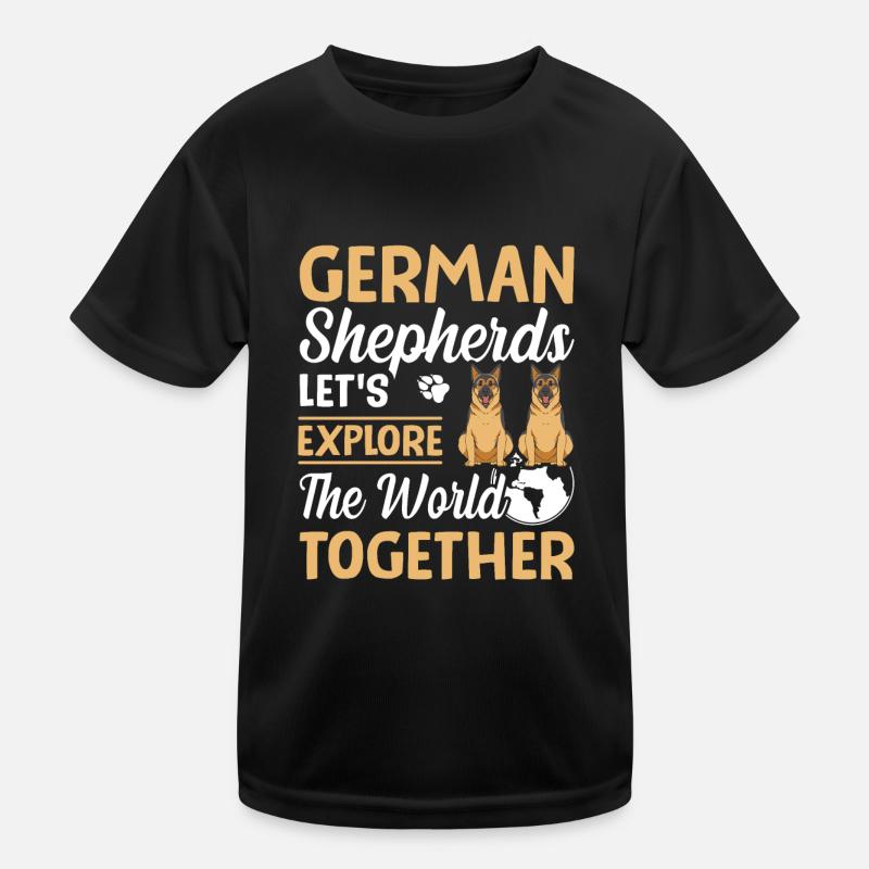 German Shepherd Kids Functional T-Shirt