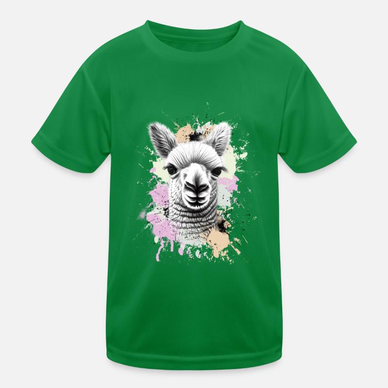 Alpaka Kinder Funktions-T-Shirt