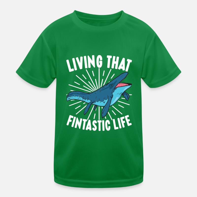 Mosasaurus Dinosaur Kids Functional T-Shirt