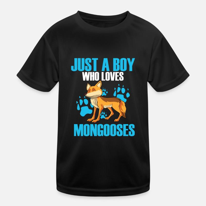 Mangusten Manguste Kinder Funktions-T-Shirt