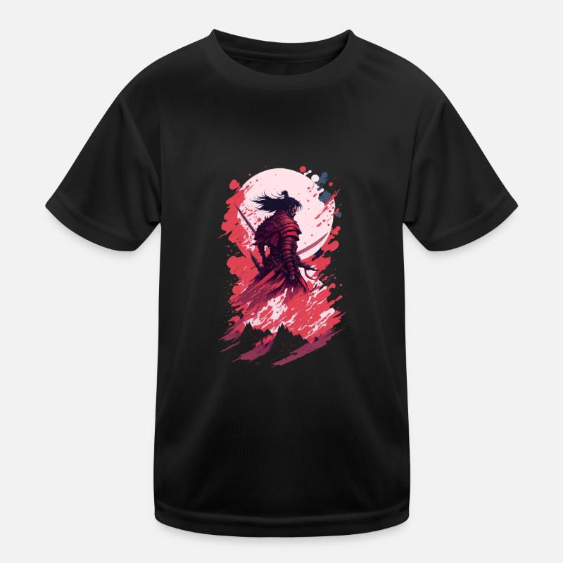 Shadow Samurai: Colorful Chaos Unleashed Kinder Funktions-T-Shirt