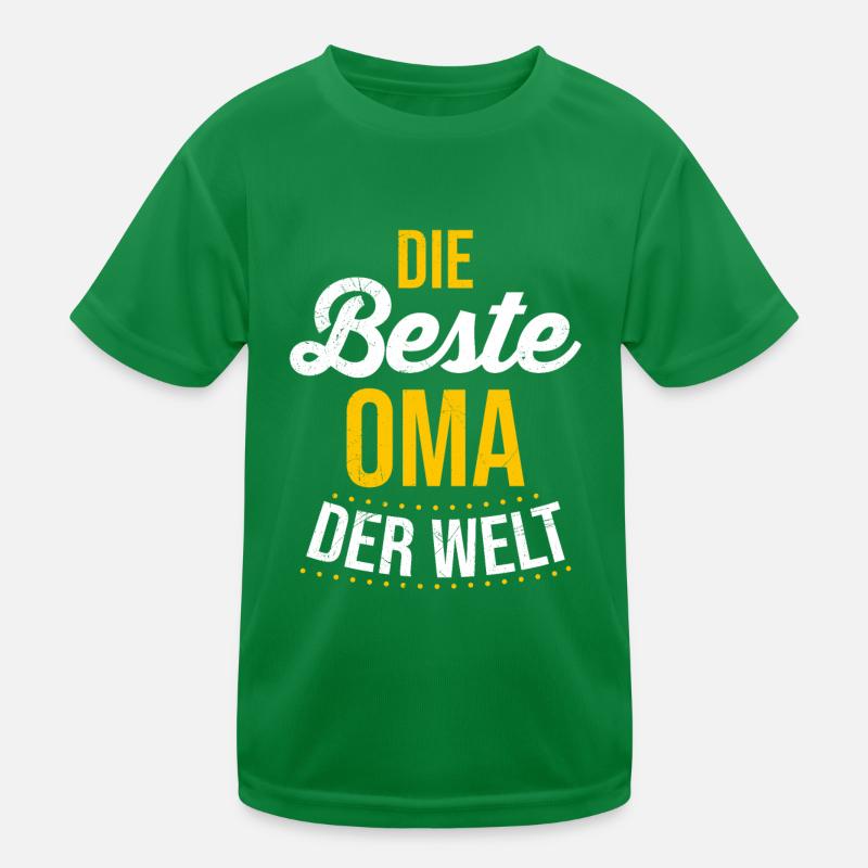 Beste Oma Muttertag weltbeste Oma Großmutter Kinder Funktions-T-Shirt