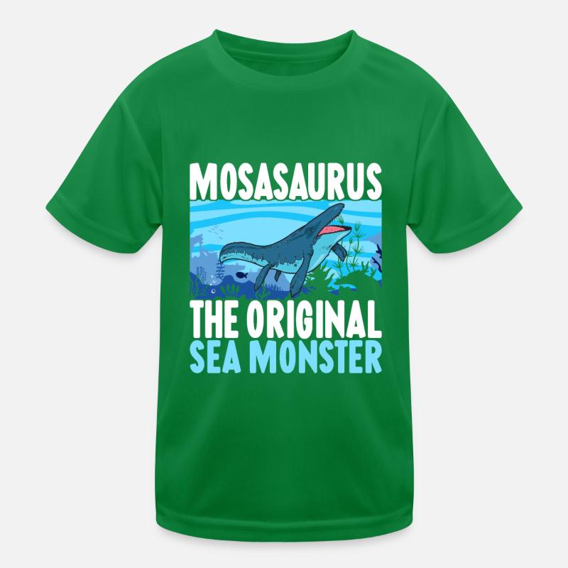 Mosasaurus Dinosaur Kids Functional T-Shirt