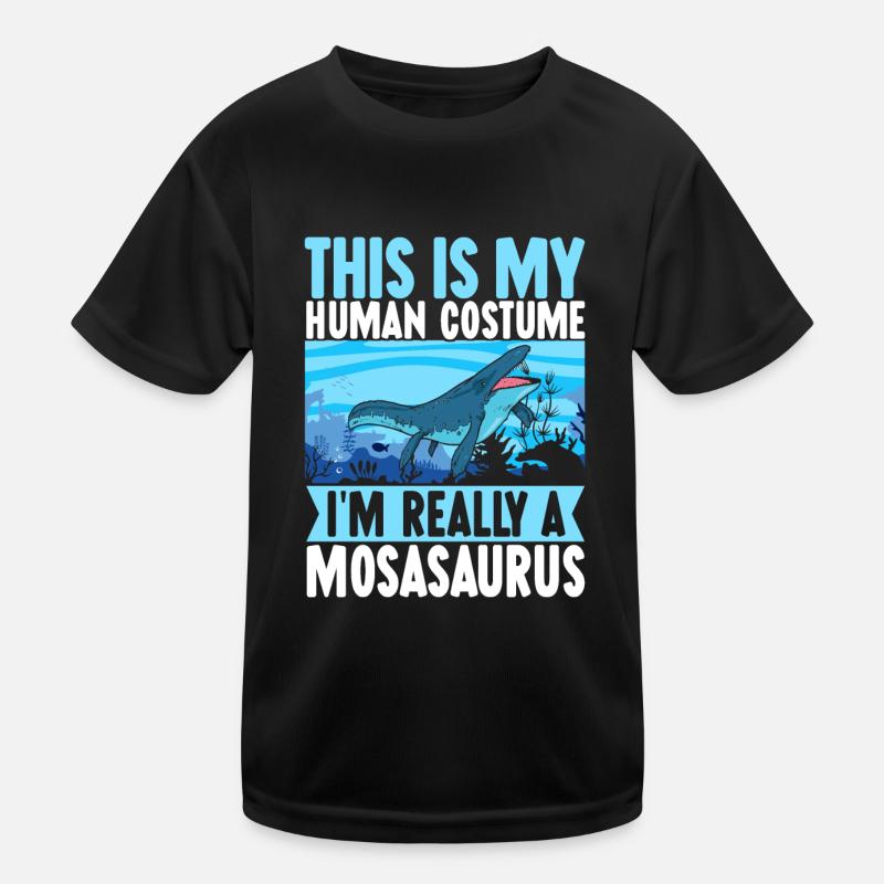 Mosasaurus Dinosaur Kids Functional T-Shirt