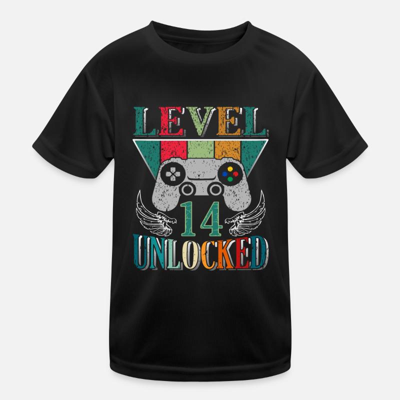 Niveau 14 Débloqué T-shirt sport Enfant