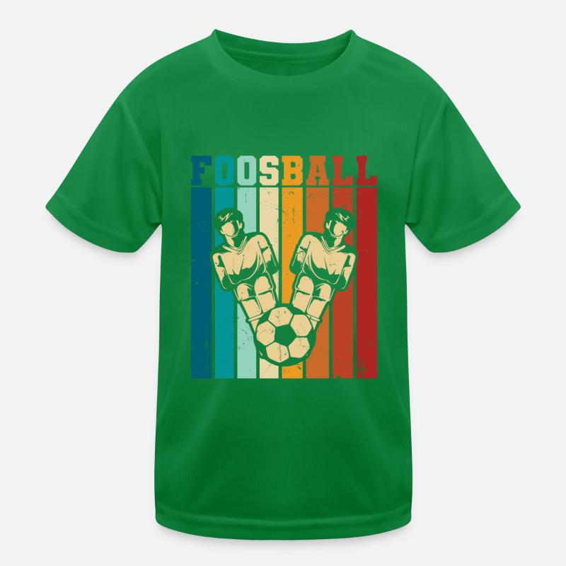 Foosball Retro Player Vintage Table Soccer Kids Functional T-Shirt